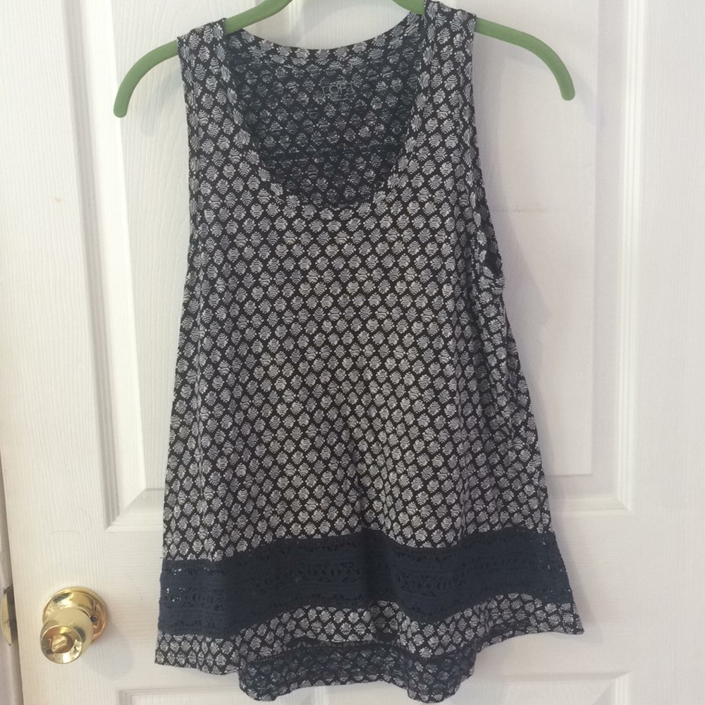 LOFT crotchet tank top